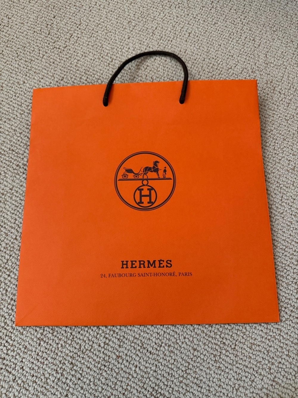 Hermes Medium Sized Paper Shopping Bag